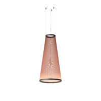 Vibia Array 1855 LED-Pendelleuchte Terra Rot