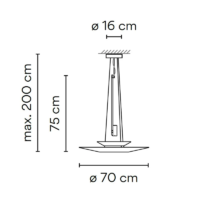 Vibia Flamingo 1540 LED-Pendelleuchte – Bild 12