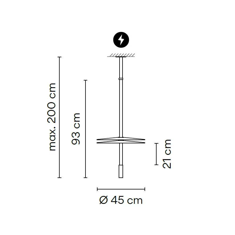 Vibia Flamingo Mini 1575 LED-Pendelleuchte – Bild 4