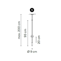 Vibia Flamingo Mini 1580 LED-Pendelleuchte – Bild 5