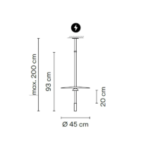 Vibia Flamingo Mini 1585 LED-Pendelleuchte – Bild 4