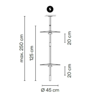 Vibia Flamingo Mini 1590 LED-Pendelleuchte – Bild 5