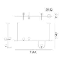 Artemide Yanzi Suspension 1 LED-Pendelleuchte – Bild 6