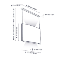 Bover Noren S/123.2 LED-Pendelleuchte – Bild 10