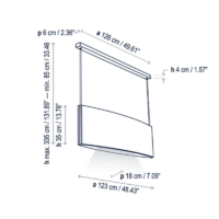 Bover Noren S/123 LED-Pendelleuchte – Bild 9