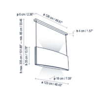 Bover Noren S/123 LED-Pendelleuchte – Bild 10