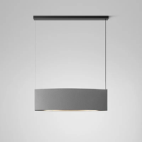 Bover Noren S/123 LED-Pendelleuchte Hellgrau