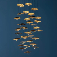 Catellani & Smith Gold Moon Chandelier LED Pendelleuchte – Bild 4