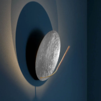 Catellani & Smith Luna W LED-Wandleuchte Silber