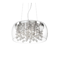 Ideal Lux Audi-80 SP8 Pendelleuchte Transparent