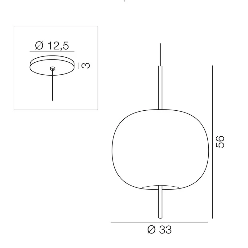 KDLN Kushi 33 Pendelleuchte – Bild 8