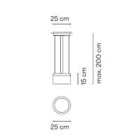 Vibia Guise 2282 LED-Pendelleuchte – Bild 4
