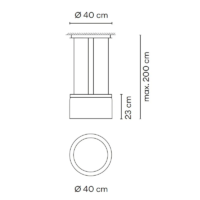 Vibia Guise 2288 LED-Pendelleuchte – Bild 3
