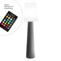 8 seasons design No.1 RGB Stehleuchte mit Fernbedienung grau