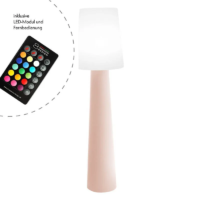8 seasons design No.1 RGB Stehleuchte mit Fernbedienung rosa