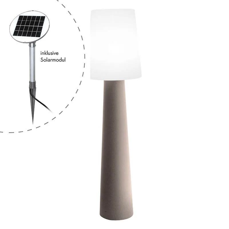 8 seasons design No.1 Solar-Stehleuchte sand