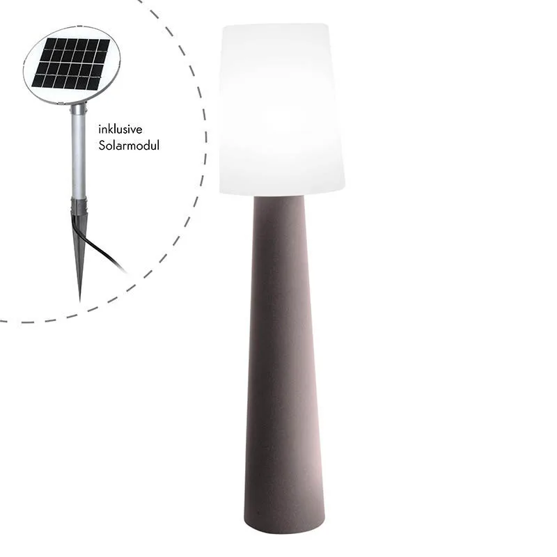 8 seasons design No.1 Solar-Stehleuchte taube