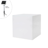8 seasons design Shining Cube Solar Leuchtwürfel weiss
