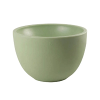 8 seasons design Shining Curvy Pot XM LED-Blumentopf mint ohne Holzdeckel