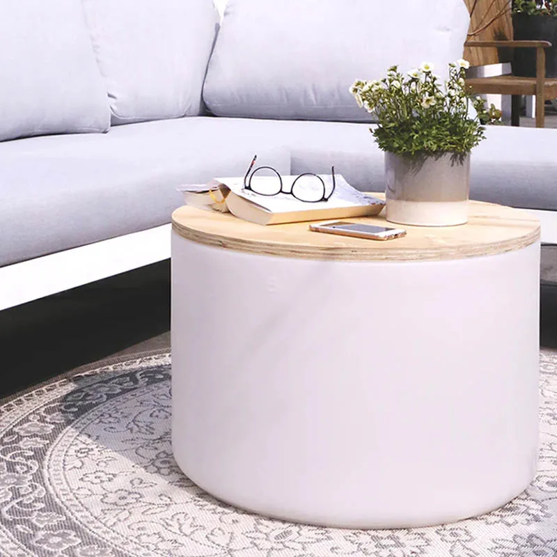 8-seasons-design-shining-elegant-pot-xm-weiss-ambiente-holzdeckel 8 seasons design Shining Elegant Pot XM Blumentopf