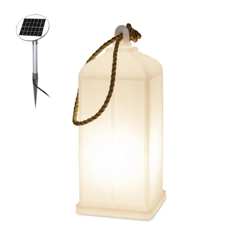 8 seasons design Shining Lantern Solar Dekoleuchte weiss