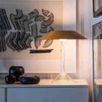 Foscarini Chapeaux M LED-Tischleuchte Metall – Bild 2