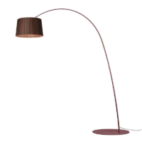 Foscarini Twiggy Rosewood LED-Stehleuchte Burgund Rot
