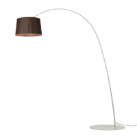 Foscarini Twiggy Rosewood LED-Stehleuchte Grau