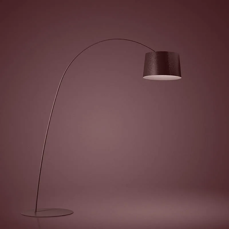 Foscarini Twiggy LED-Stehleuchte Burgundy Rot