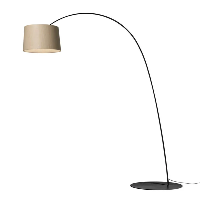Foscarini Twiggy Wood LED-Stehleuchte schwarz