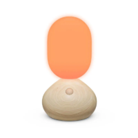 GRAU Sun Home LED-Tischleuchte Sand Wood