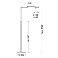 Holtkötter 9617 LED-Stehleuchte – Bild 10