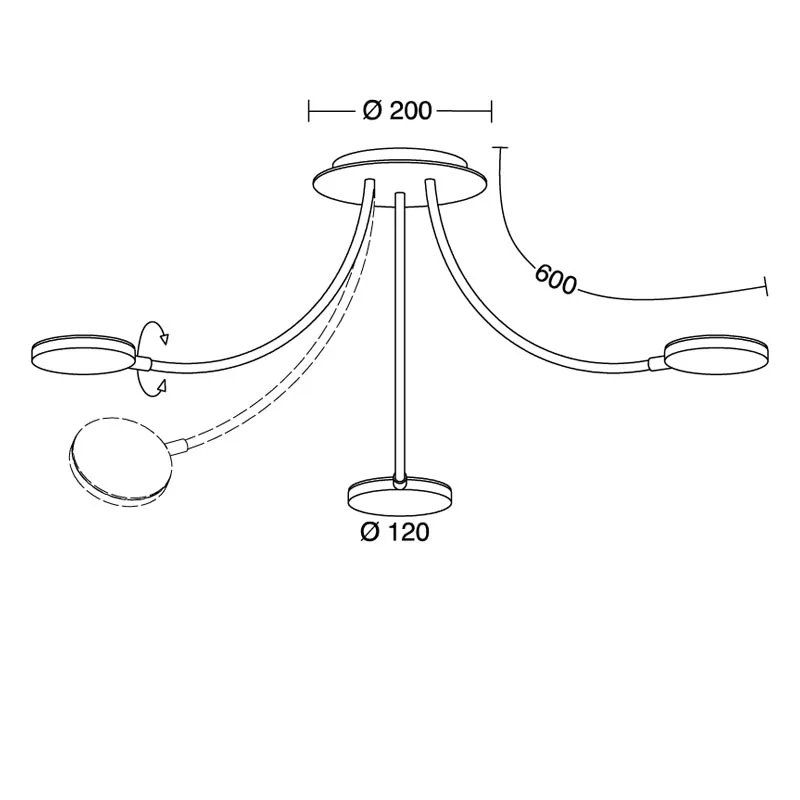Holtkötter Flex D3 LED-Deckenleuchte – Bild 5
