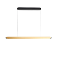 LOOM Design Gorm LED-Pendelleuchte Gold-schwarz
