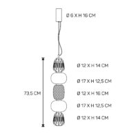 LOOM Design Pearl 5 LED-Pendelleuchte – Bild 8