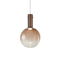 LOOM Design Raindrop 20 LED-Pendelleuchte Brandy