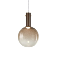 LOOM Design Raindrop 25 LED-Pendelleuchte Brandy