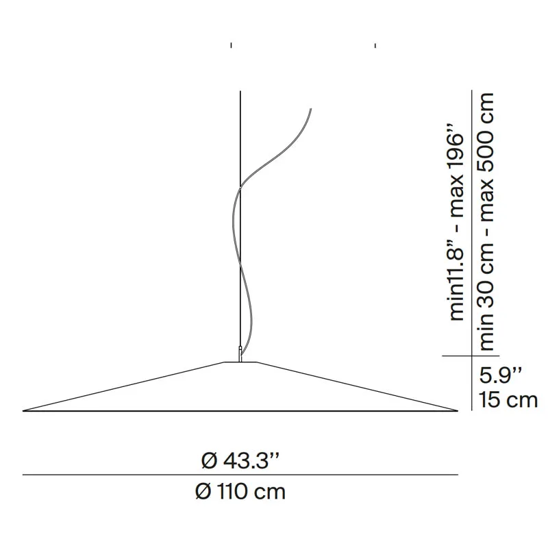Luceplan Koinè Ø 110 cm LED-Pendelleuchte – Bild 8