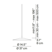 Luceplan Koinè Ø 37 cm LED-Pendelleuchte – Bild 10