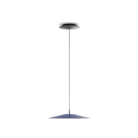 Luceplan Koinè Ø 37 cm LED-Pendelleuchte Blau Matt