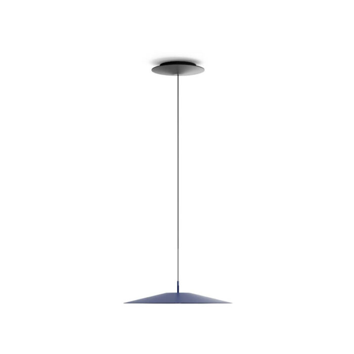 Luceplan Koinè Ø 37 cm LED-Pendelleuchte Blau Matt