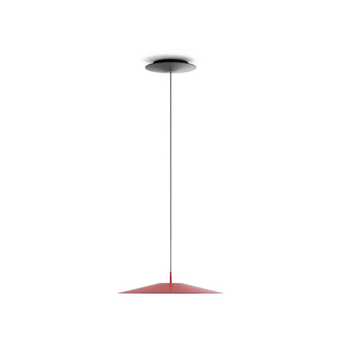 Luceplan Koinè Ø 37 cm LED-Pendelleuchte Rot matt