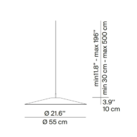 Luceplan Koinè Ø 55 cm LED-Pendelleuchte – Bild 9