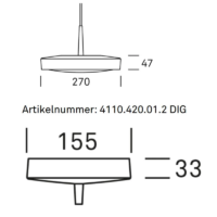 Ribag Arva Pendelleuchte LED Ø 27 cm – Bild 9