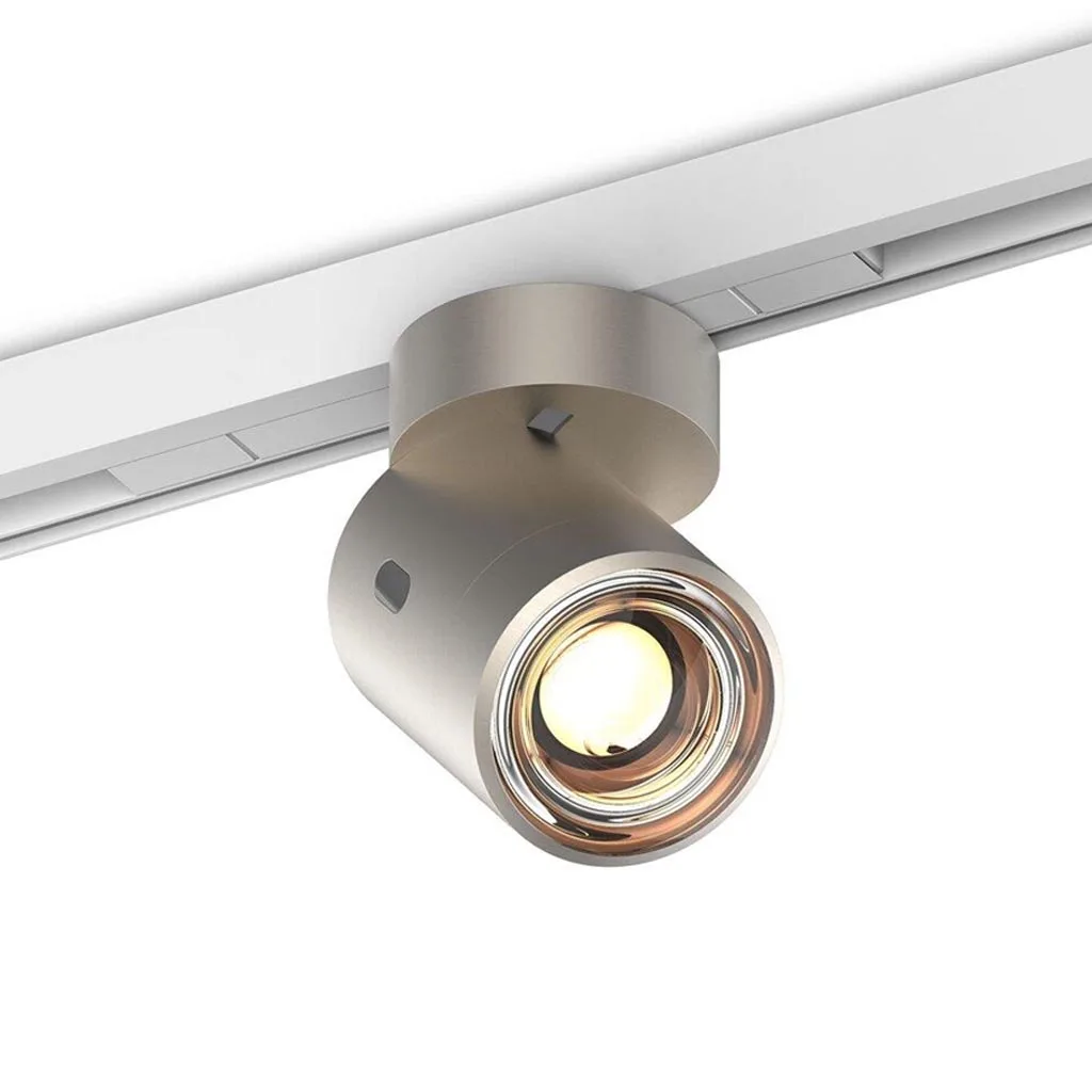 CHRISTOPH c.Jet track LED-Stromschienenstrahler Brushed Nickel 15-60 Zoom