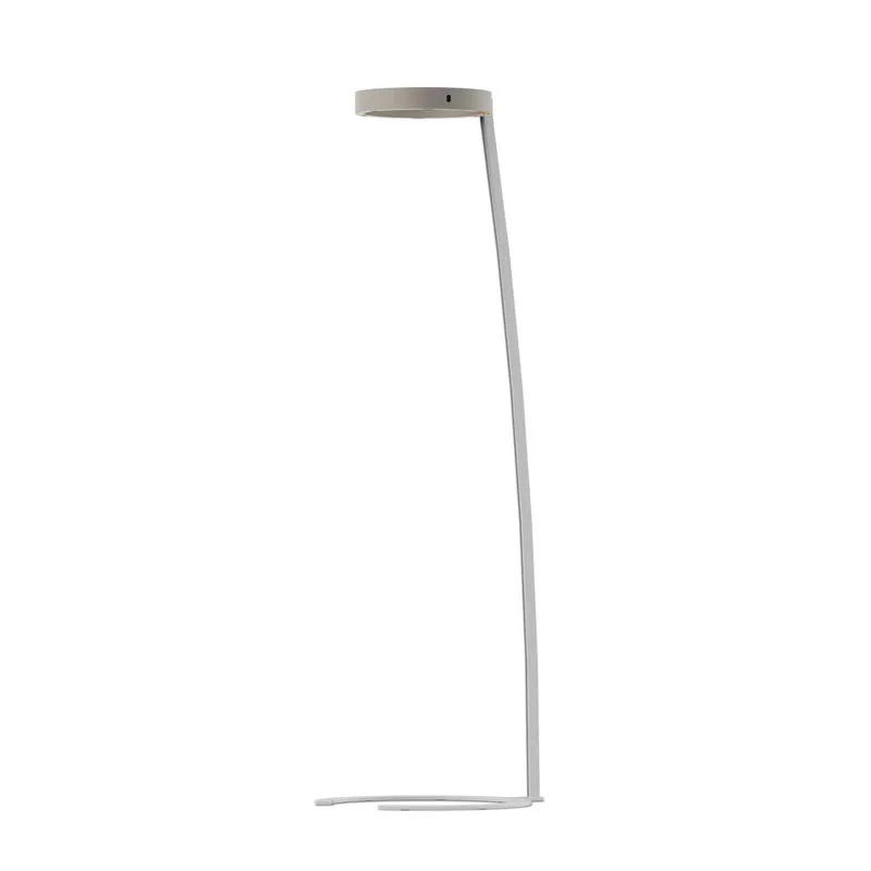 CHRISTOPH c.Space floor LED-Stehleuchte Brushed Nickel White White