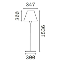 Ideal Lux Arcadia PT1 Stehleuchte Außen – Bild 4