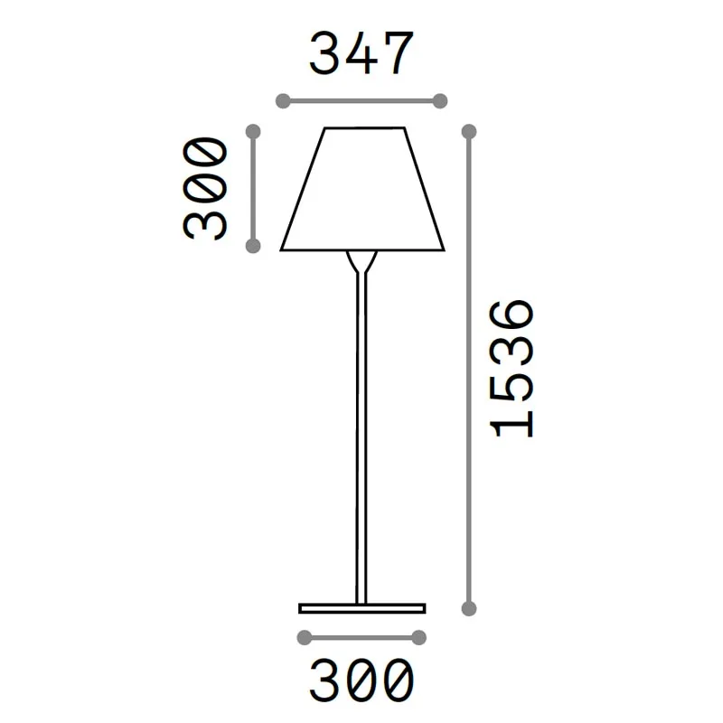 Ideal Lux Arcadia PT1 Stehleuchte Außen – Bild 4