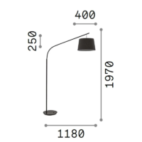 Ideal Lux Dadddy Stehleuchte – Bild 6