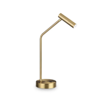 Ideal Lux Easy TL LED-Tischleuchte Messing